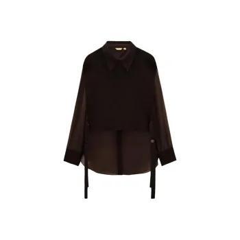 INSUN Shirts Women's Coffee