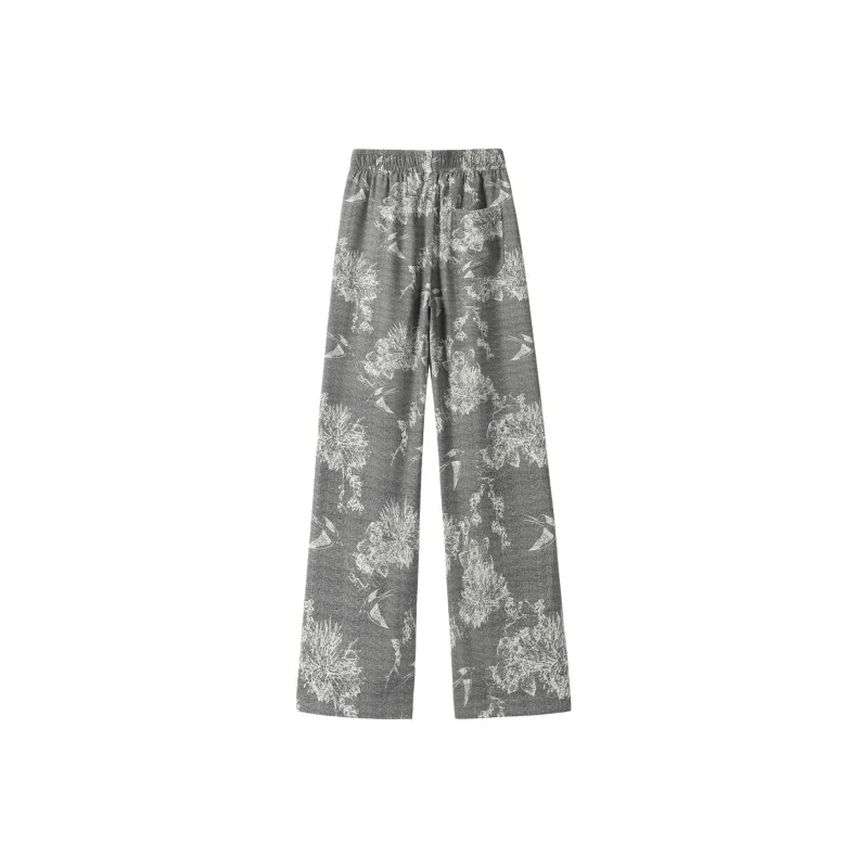 IN'S Casual Pants Unisex Gray-1