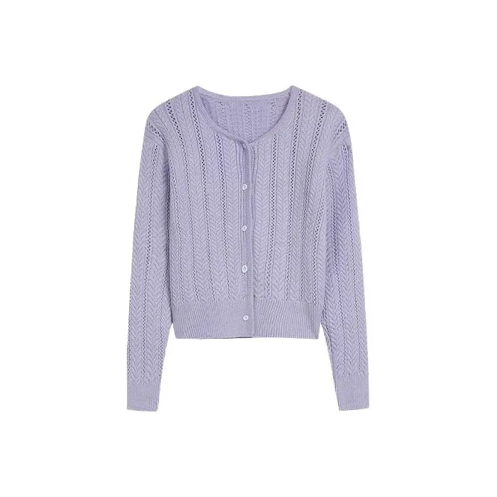 Udon House Skirt Set Women's Purple+White-3