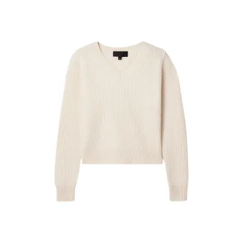 NILI LOTAN SS25 Cashmere Sweater Women's Beige
