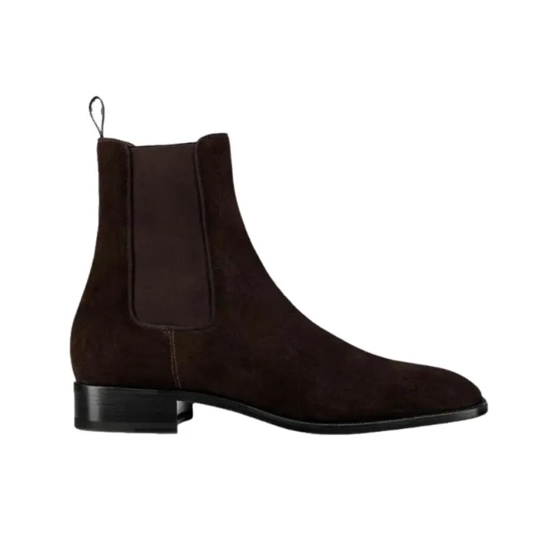 CL Samson Short Chelsea Boots Men's Brown-1
