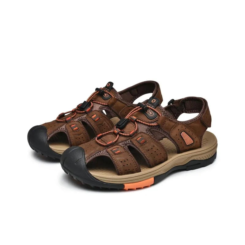 AIPSEN River Trekking Shoes Men's Brown-3