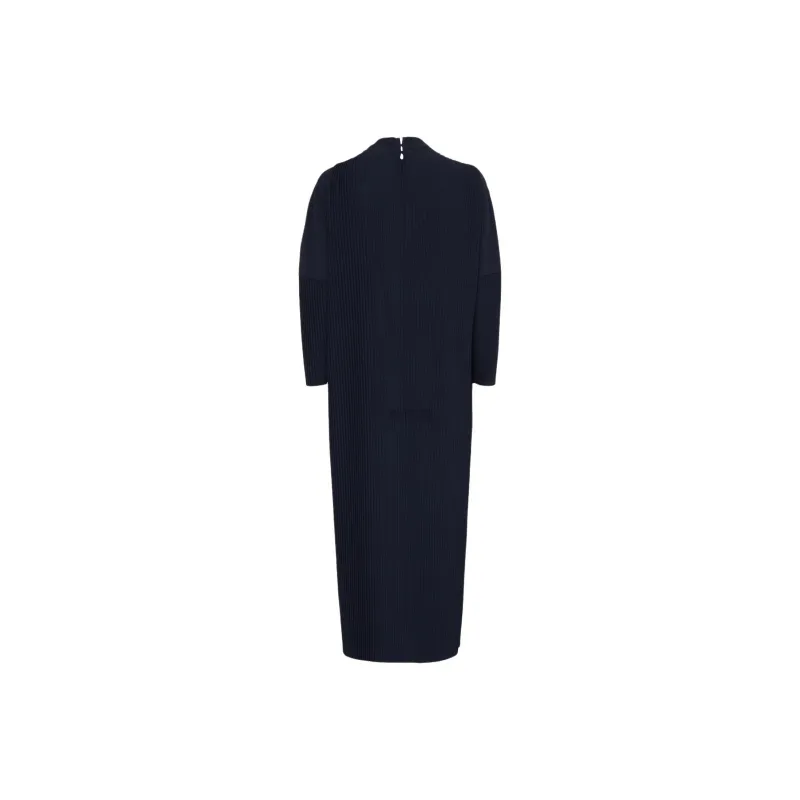 MaxMara Long Sleeved Dress Women's Blue-1