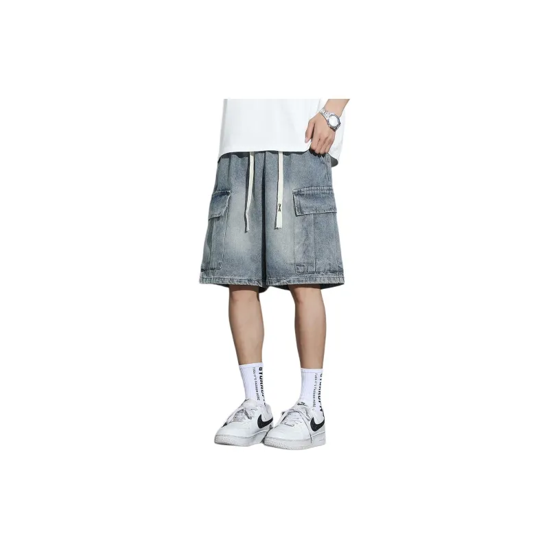 Fakeyoung Denim Shorts Unisex-0