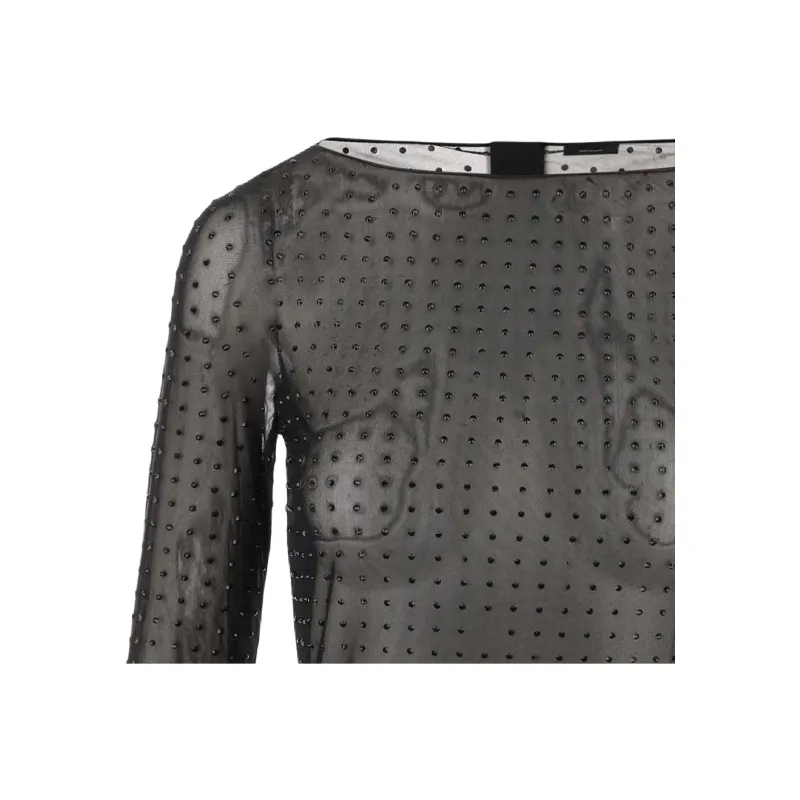 PINKO Embellished Light Tulle Jumper-2