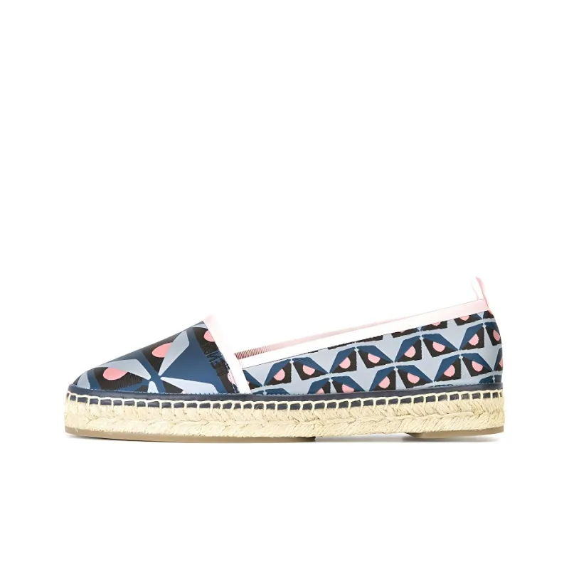 FENDI Flat Shoes Women's Blue Black-0