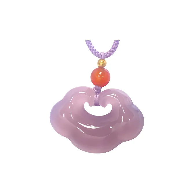 ILolu Natural Chalcedony Necklaces Unisex-0