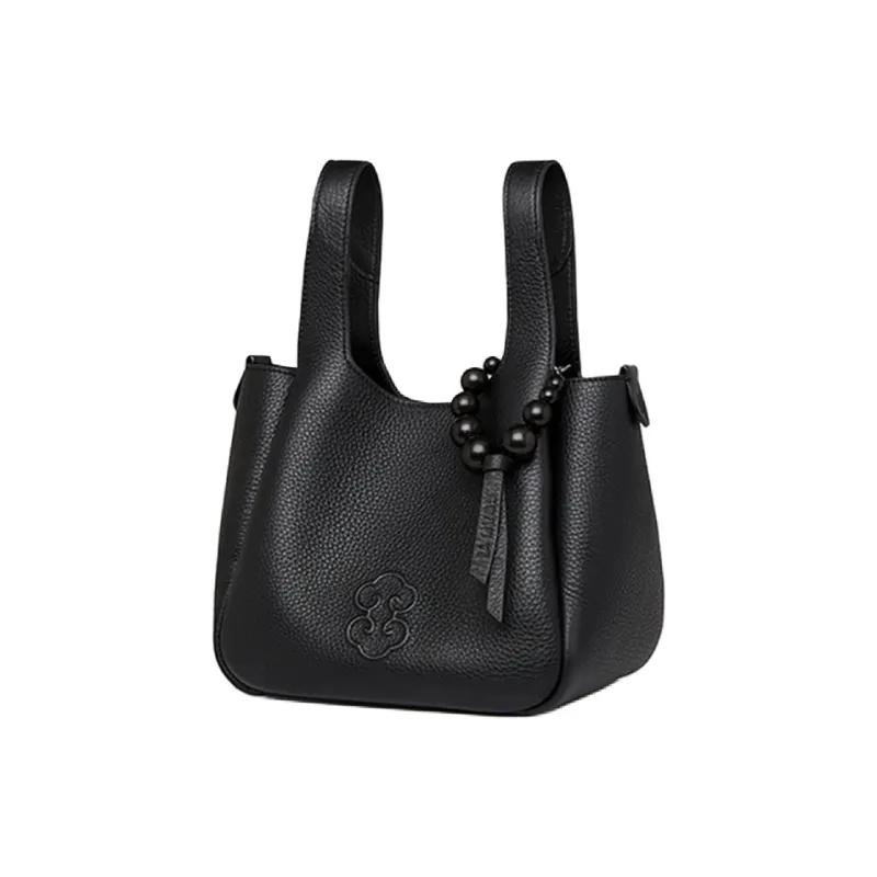 Look Cow Leather Shoulder Bag, Crossbody Bag, Handbag Women's White/Black/Brown-4