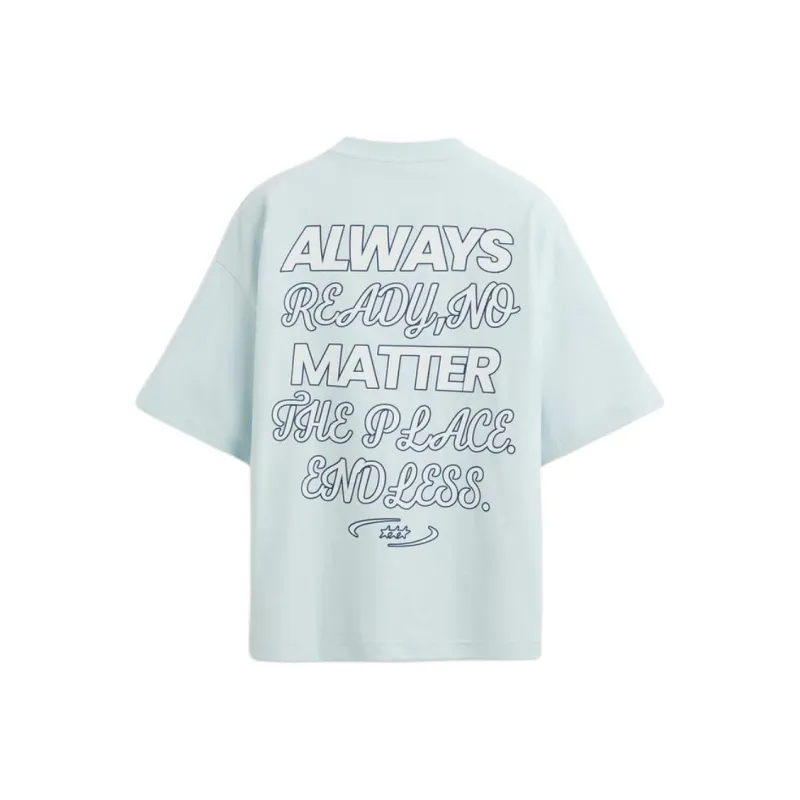 ZARA T Shirts Men Sky Blue-1