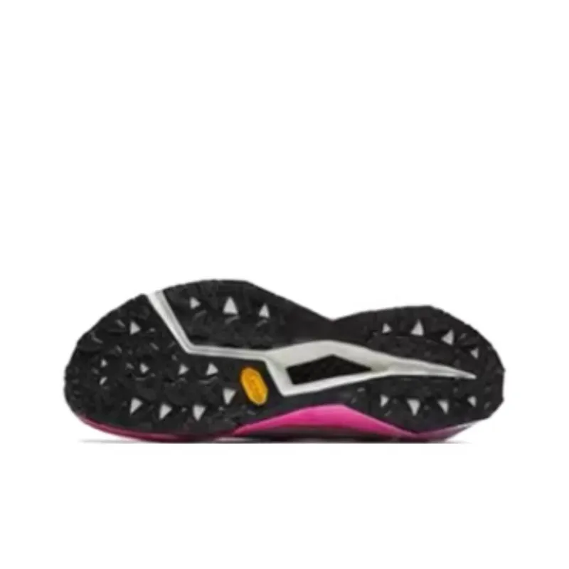 Anta Hunter Fury 2 Non slip Support Low Top Carbon Plate Running Shoes Men's Gray Pink-4