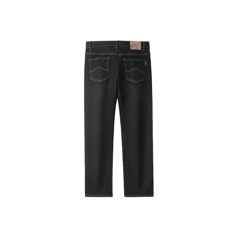 HLA Jeans Men Black Denim Gradient Dark 2D-1