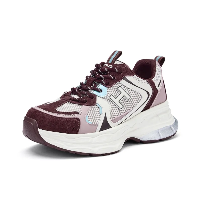Hotwind Anti Slip Wear Resistant Low Top Chunky Sneakers Women's-6