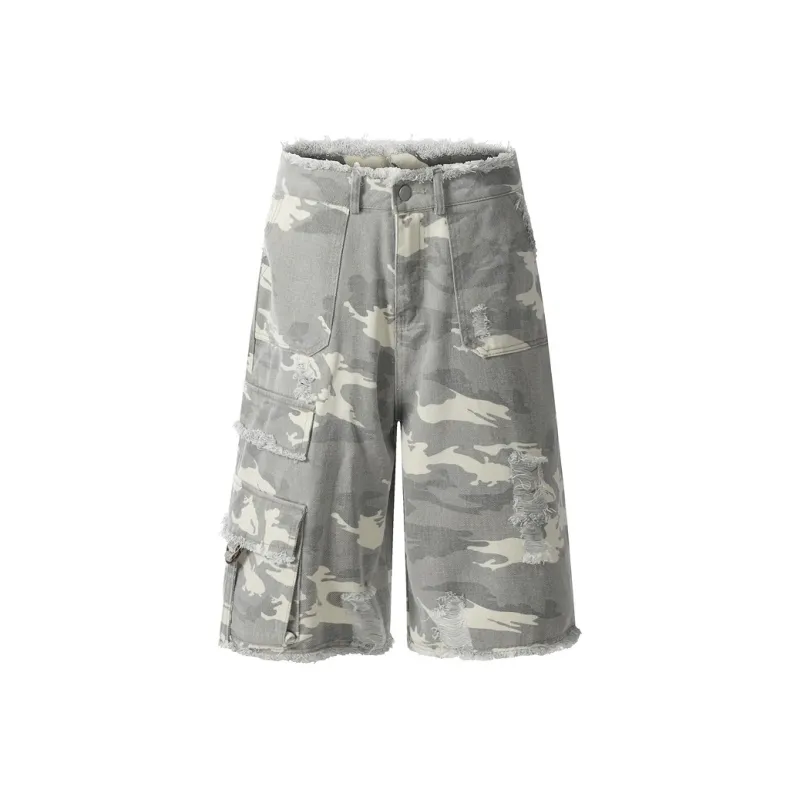 PAINT STAIN Cargo Shorts Unisex-0