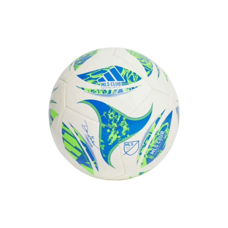 Adidas Size 5 Soccer TPU Machine Stitched Soccer Ball Unisex Blue White-0