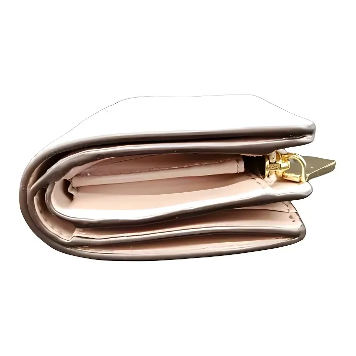 MICHAEL KORS Greenwich Cow Leather Wallet Women's Ecru-3