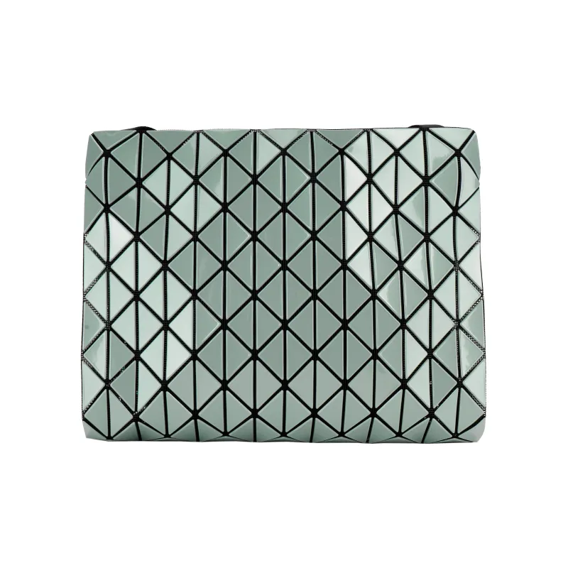ISSEY MIYAKE Row Metallic Polyvinyl Chloride Resin Shoulder Bag Regular Women's Gray Green-2