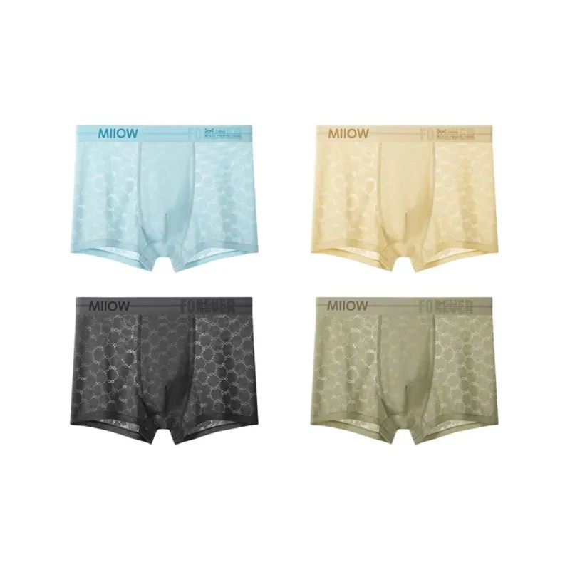 MIIOW Trendy Party Collection Cooling Summer Collection Underpants Men's Combo Set-18