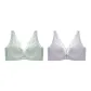 2 Pack (Light Gray Blue+Misty Rain Purple)