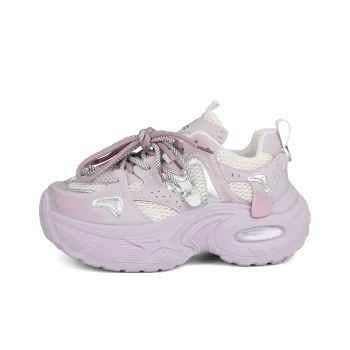 Daying Breathable Height Increase Low Top Chunky Sneakers Women's