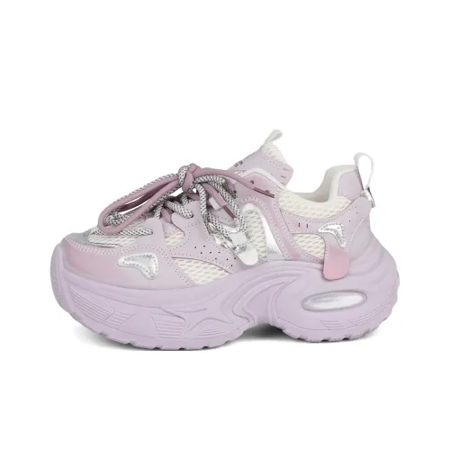 Daying Breathable Height Increase Low Top Chunky Sneakers Women's
