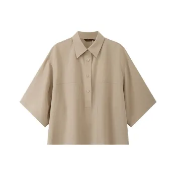 INSUN Shirts Women's Light Khaki