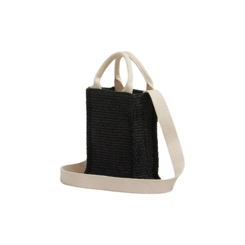 MARNI Calfskin Handbag Mini Unisex Black-2