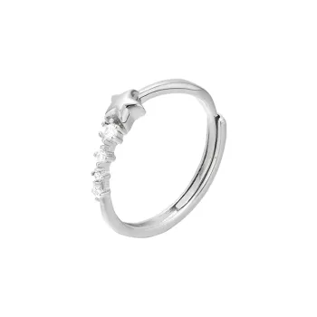 CLARKIA FLOWER 925 Sterling Silver Rings Unisex