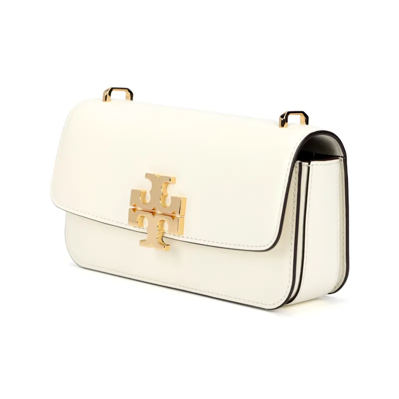 TORY BURCH Eleanor Cow Leather Shoulder Bag Small Size Women's Warm White-1