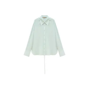 INSUN Shirts Women's Light Green