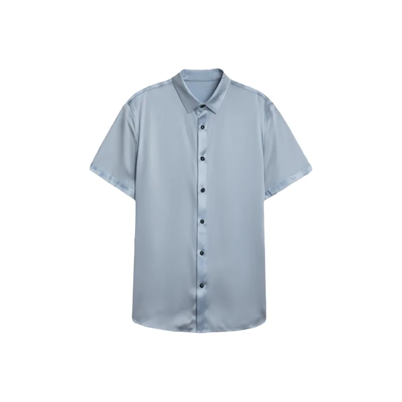 BANGBOY X IZTION Shirts Men Blue-0