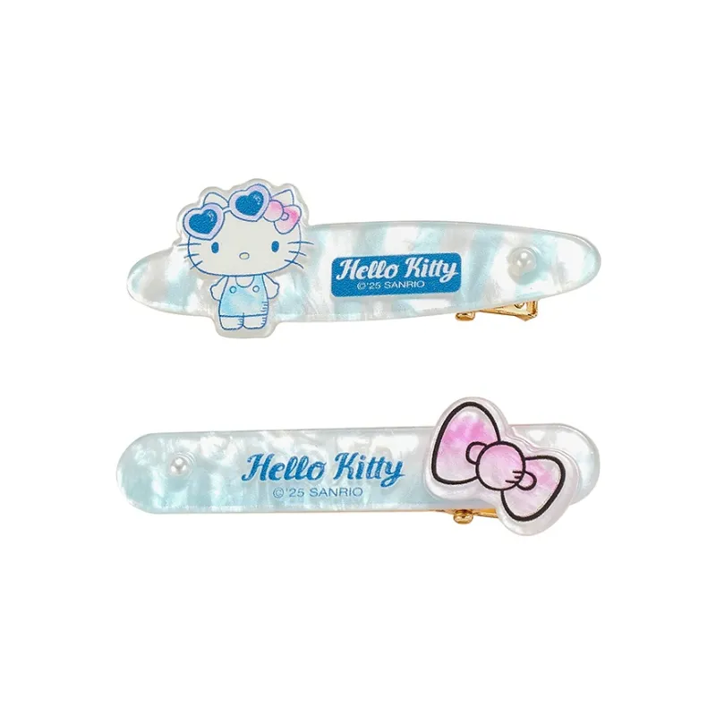 Hello Kitty Sanrio Series Acrylic Hair Clips Women's-0