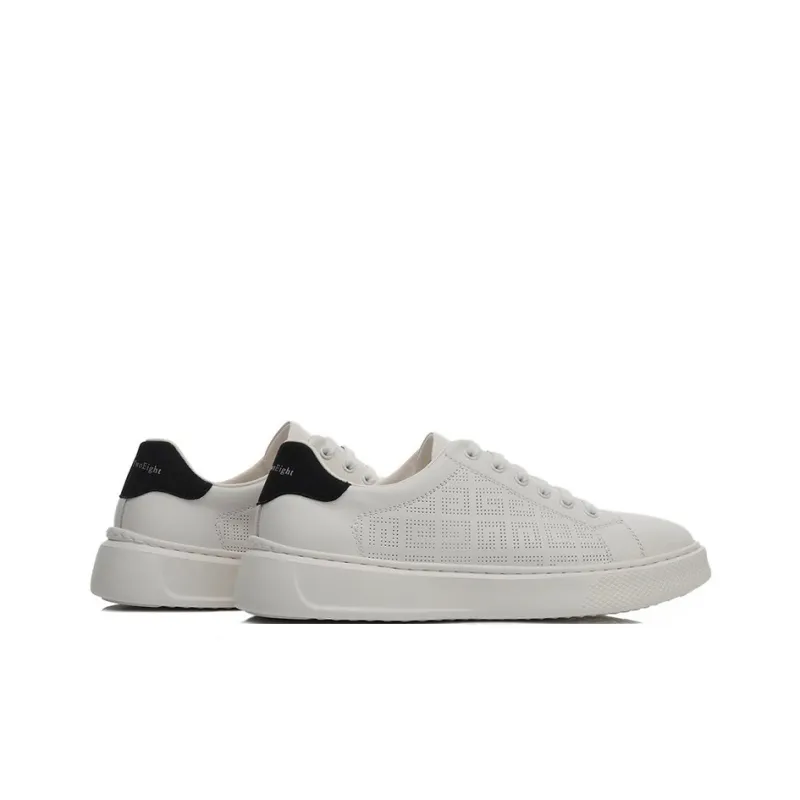 Bansley Skateboard Shoes Men Low Top Black-8