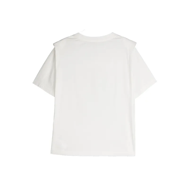 ELLE T Shirts Women's Ecru-1
