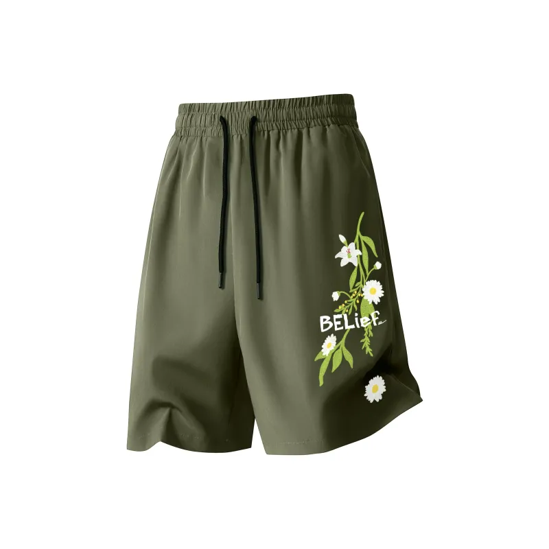 Warrior Huichao Riding The Wind Collection Casual Shorts Unisex-5