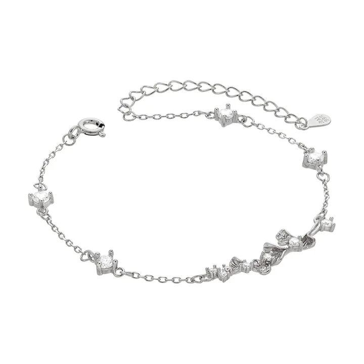 CLARKIA FLOWER 999 Fine Silver Bracelets Women's-0