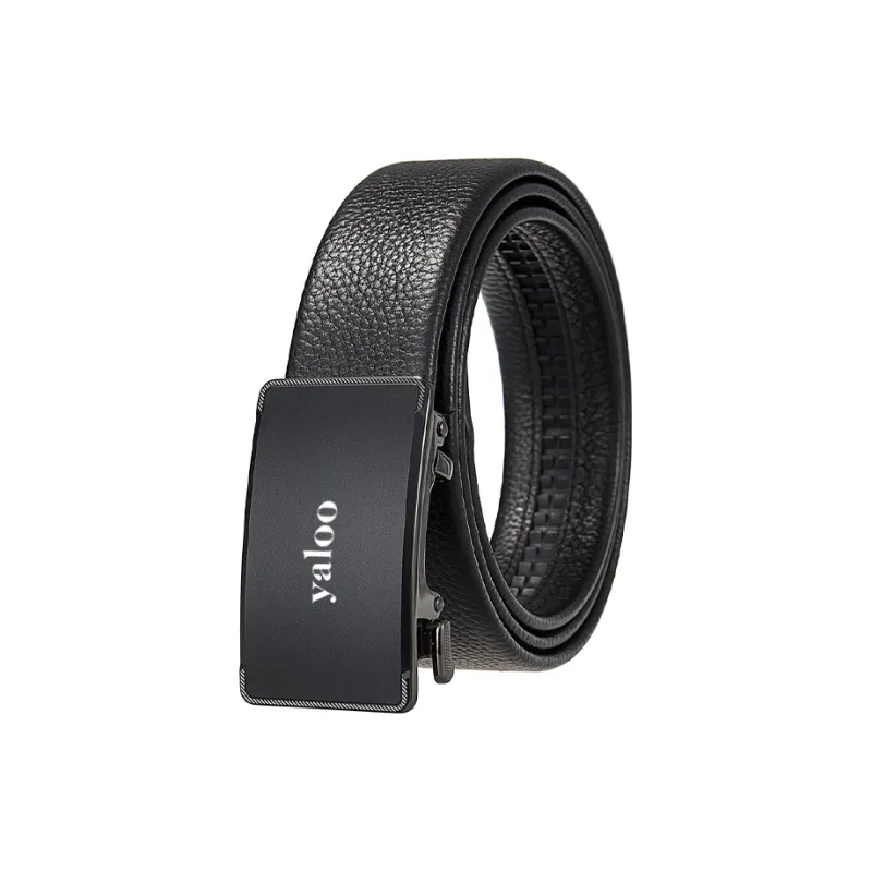 Yalu Cow Leather Belts Men's Width 3.5cm-0
