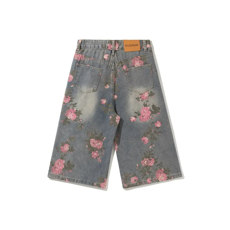 GEOFFREY B. SMALL Denim Shorts Unisex-1
