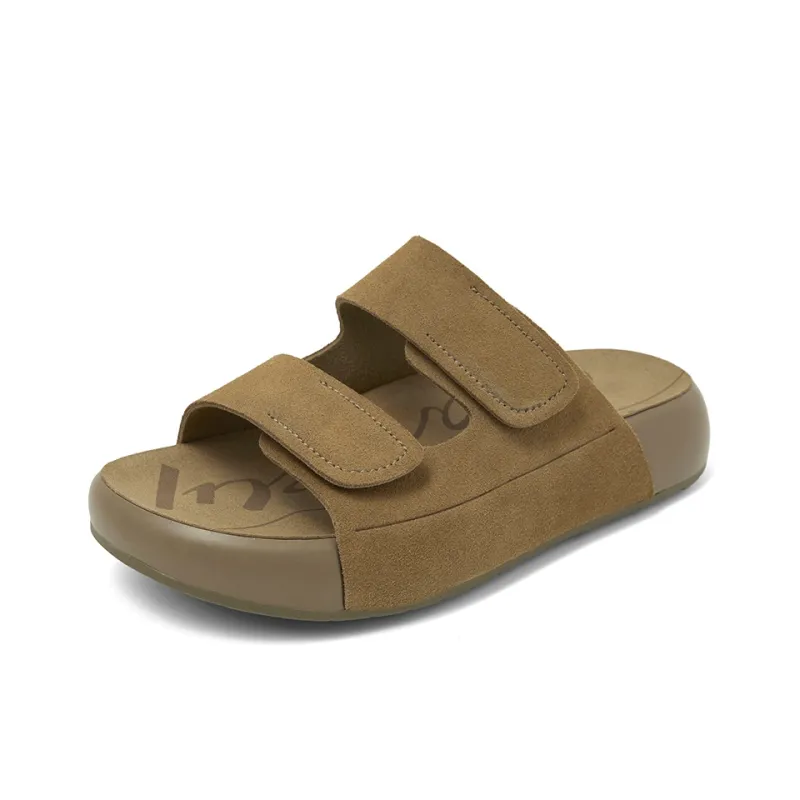 COMELY Rubber Sole Slip Resistant Slide Slippers Women's-11