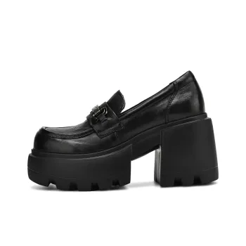 BOERDIQI Chunky Heel High Heels Women's Black