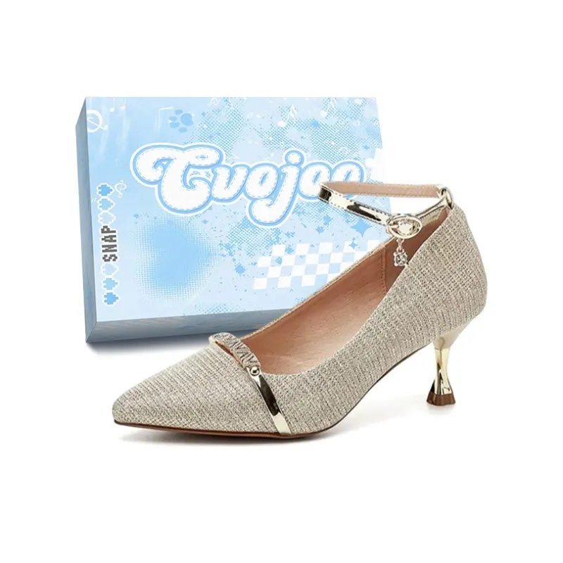 CVOJOO Slim Heel High Heels Women's-6