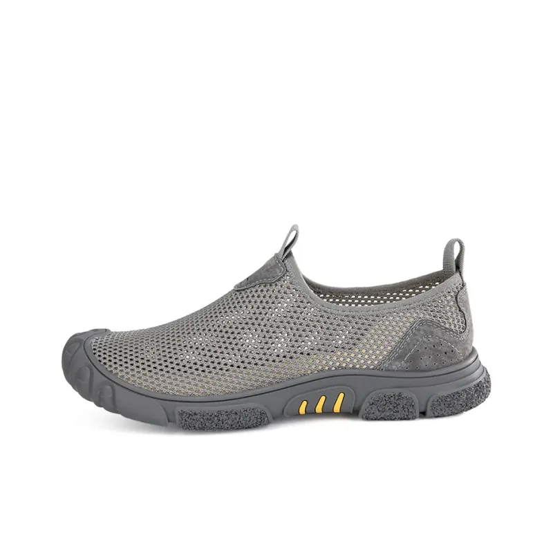 BAGE Slip Resistant And Breathable Low Top Casual Shoes Men's-0