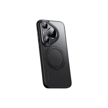 Record Star PC Material Magnetic Rotating Impact Resistant Phone Cases Compatibility Huawei Pura 70 Girlish