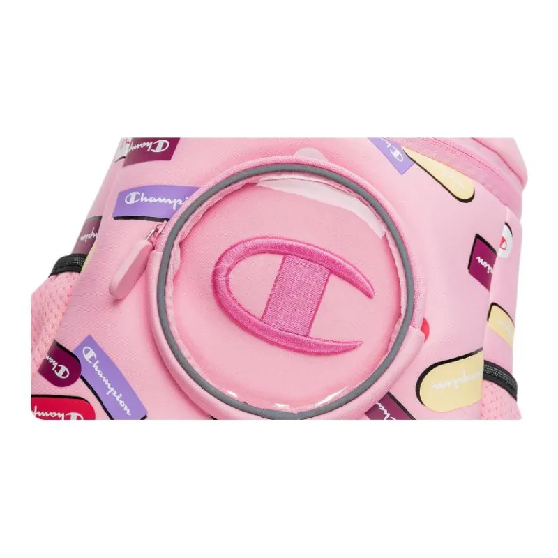 Champion Cute Logo Print Backpack Kids' Red/Pink-7
