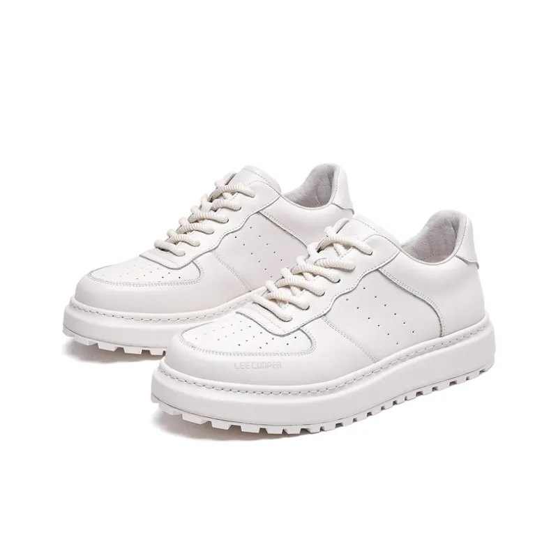 Lee Cooper Anti Slip Wear Resistant Low Top Skateboard Shoes Men's Beige-2