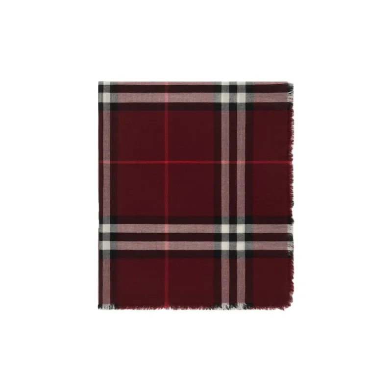 Burberry Checked Wool Scarf-1