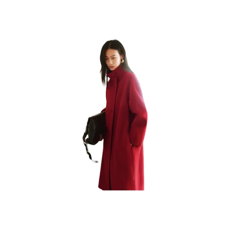 INSUN Coats Women's True Red-5