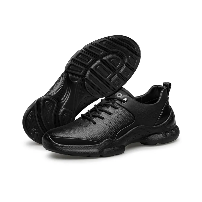 ZRO Shock Absorbers With Abrasion Resistant And Slip Resistant Properties Low Top Casual Shoes Men's Black-4