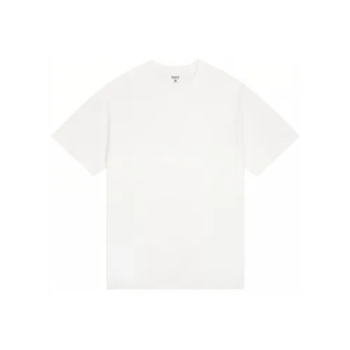 MIANDEMEIXUE Loose Fit Casual Inner Short Sleeved T Shirt Unisex Solid Color