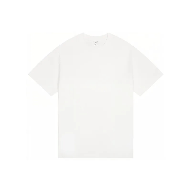 MIANDEMEIXUE Loose Fit Casual Inner Short Sleeved T Shirt Unisex Solid Color-0