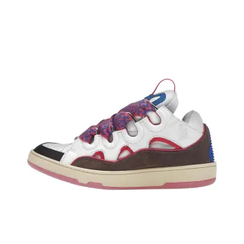Lanvin Curb Low Top Skateboard Shoes Men's Fuchsia